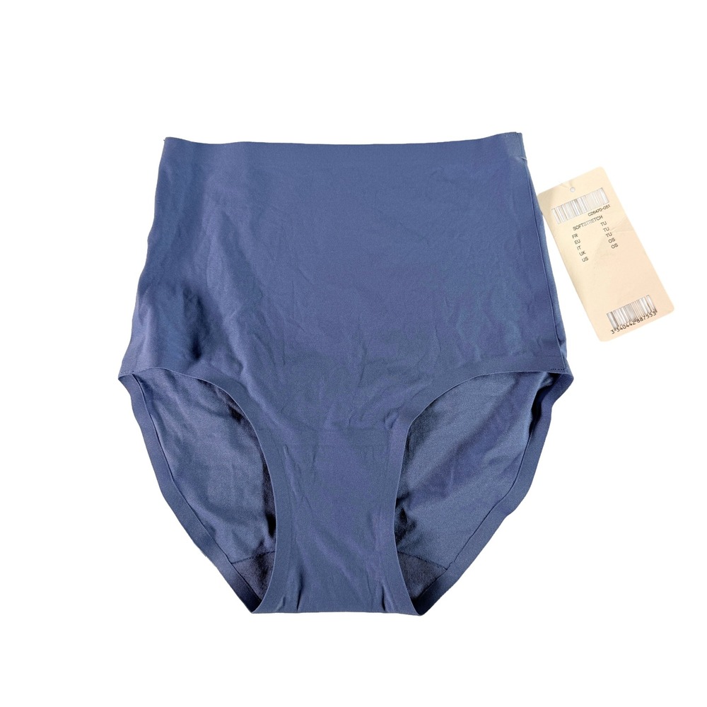 Chantelle SoftStretch High Waist Brief Seamless Underwear One Size C26470 Blue